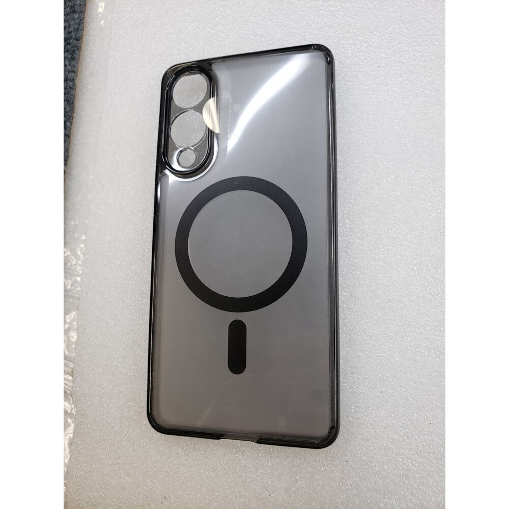 Spigen for Galaxy S25 Edge. Ultra Hybrid. Black / Gray. Magnetic. Phone Case